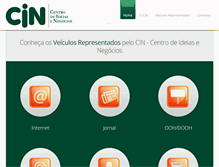 Tablet Screenshot of centrodeideiasenegocios.com.br